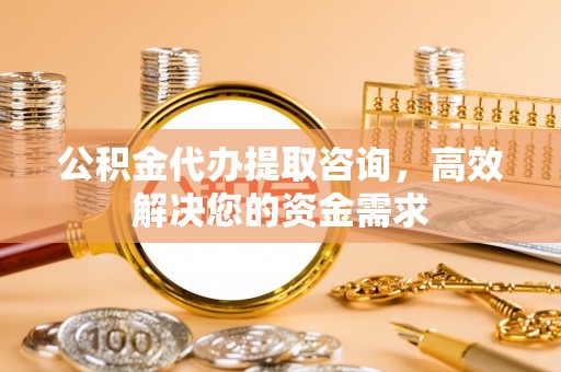 蒙阴公积金代办提取咨询，高效解决您的资金需求