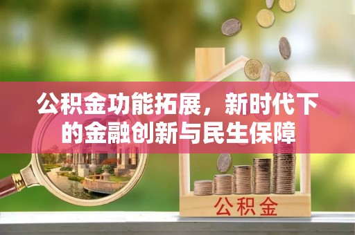 蒙阴公积金功能拓展，新时代下的金融创新与民生保障