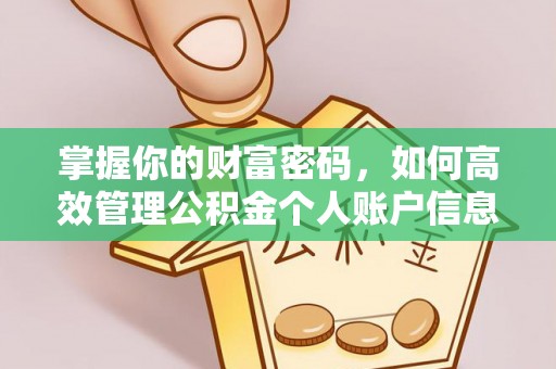 蒙阴掌握你的财富密码，如何高效管理公积金个人账户信息