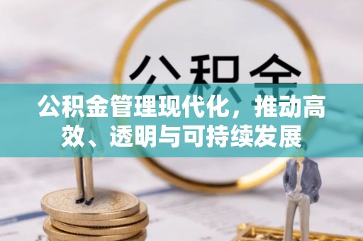 蒙阴公积金管理现代化，推动高效、透明与可持续发展