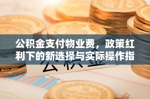 蒙阴公积金支付物业费，政策红利下的新选择与实际操作指南