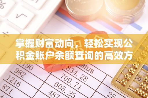蒙阴掌握财富动向，轻松实现公积金账户余额查询的高效方式