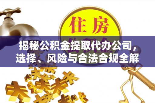 蒙阴揭秘公积金提取代办公司，选择、风险与合法合规全解析