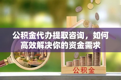蒙阴公积金代办提取咨询，如何高效解决你的资金需求