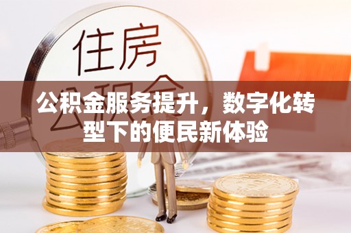 蒙阴公积金服务提升，数字化转型下的便民新体验