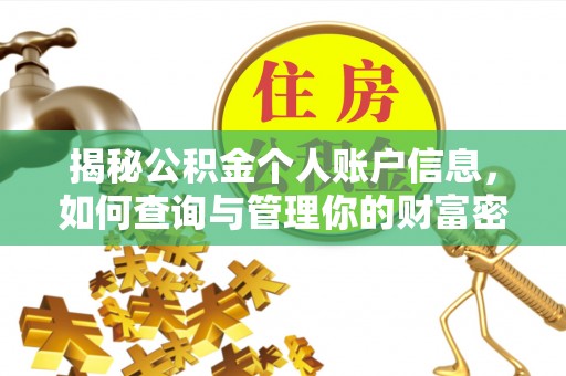 蒙阴揭秘公积金个人账户信息，如何查询与管理你的财富密码