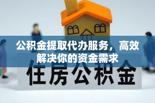蒙阴公积金提取代办服务，高效解决你的资金需求