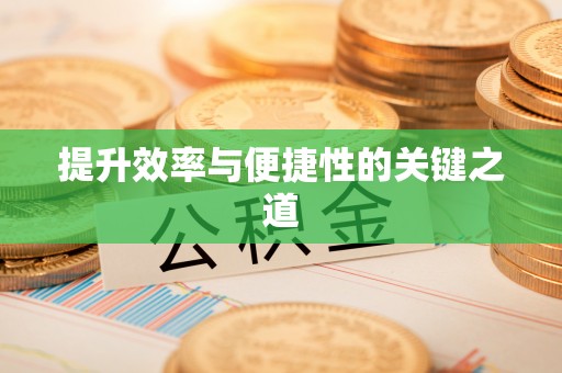 蒙阴提升效率与便捷性的关键之道