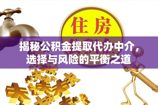 蒙阴揭秘公积金提取代办中介，选择与风险的平衡之道