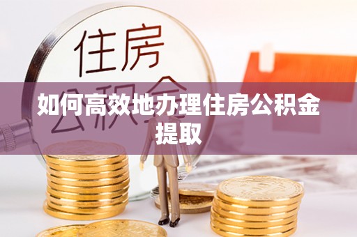 蒙阴如何高效地办理住房公积金提取