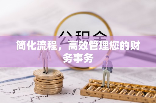 蒙阴简化流程，高效管理您的财务事务